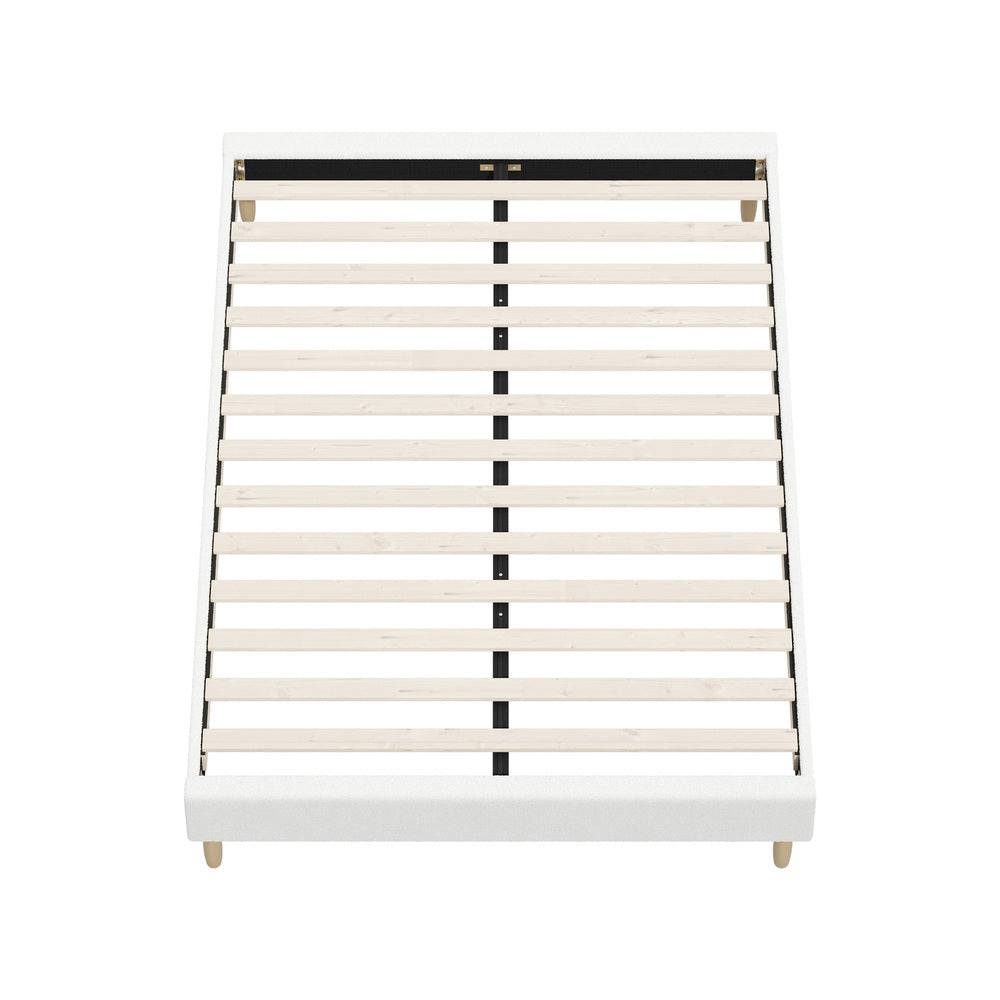 Siena Boucle Bed Base - Double