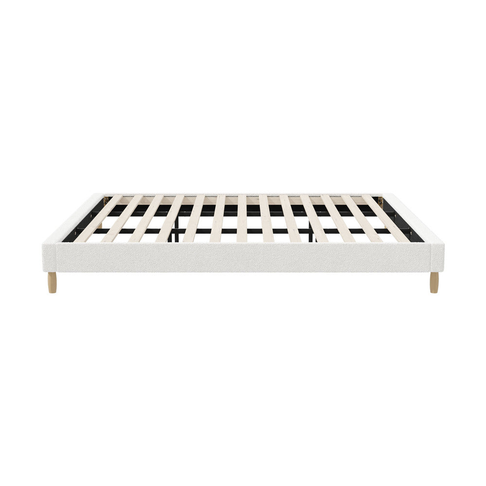 Siena Boucle Bed Base - King