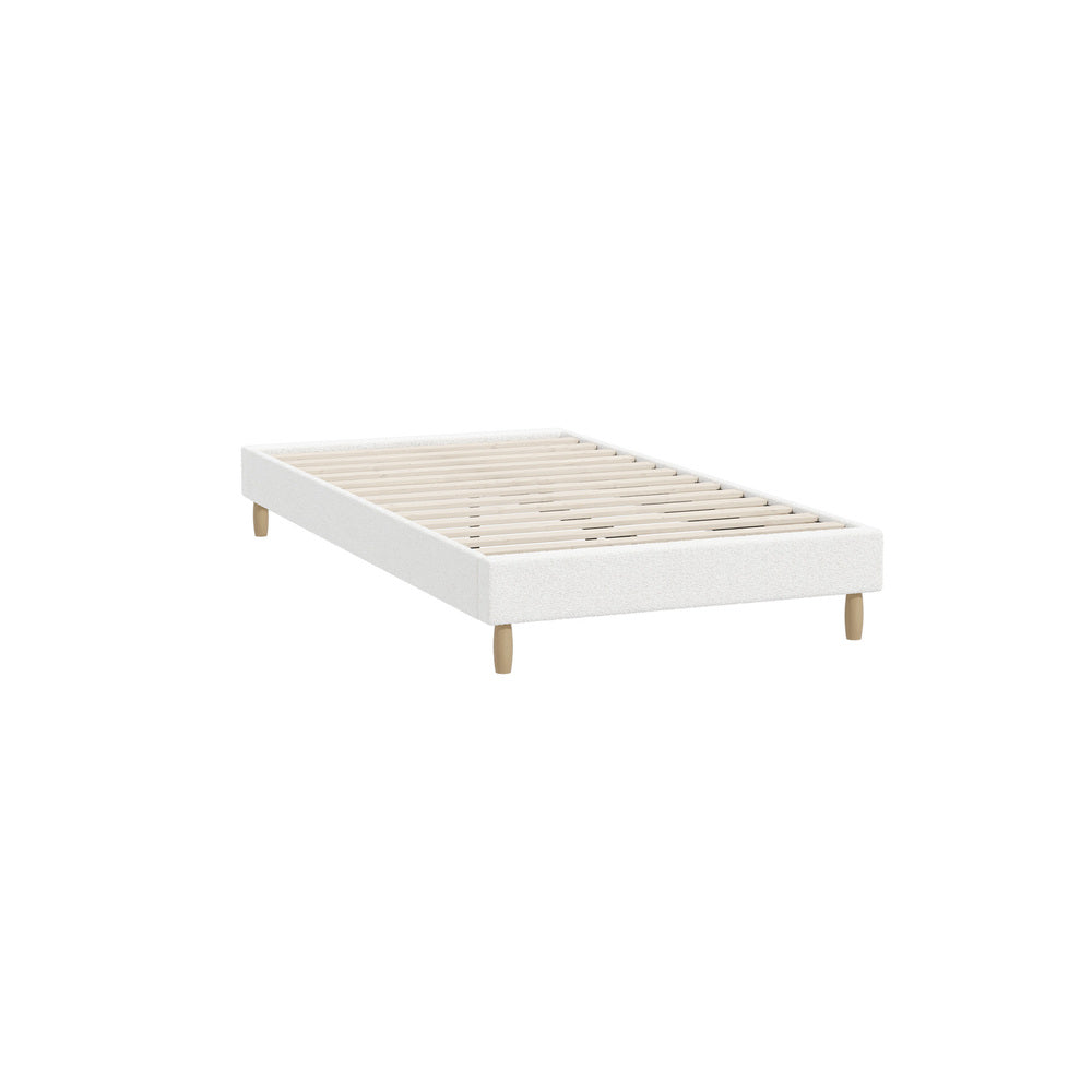 Siena Boucle Bed Base - King Single