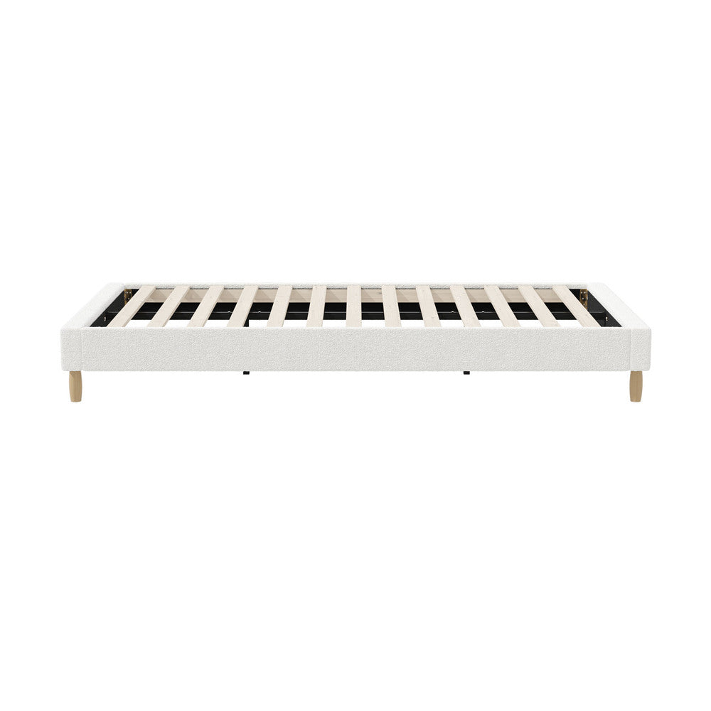 Siena Boucle Bed Base - King Single