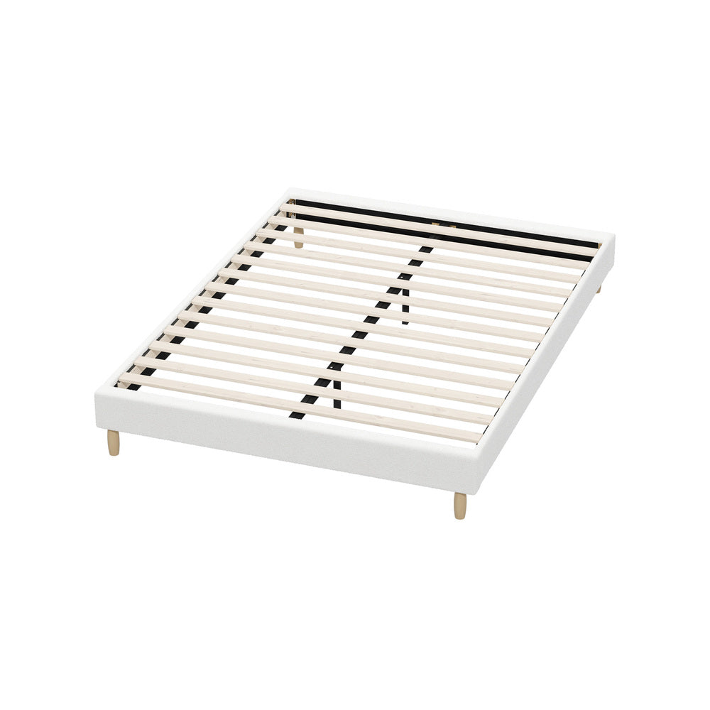 Siena Boucle Bed Base - Queen