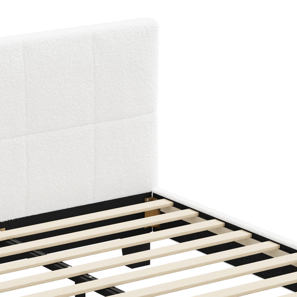 Aurelia Boucle Bed Frame - Double