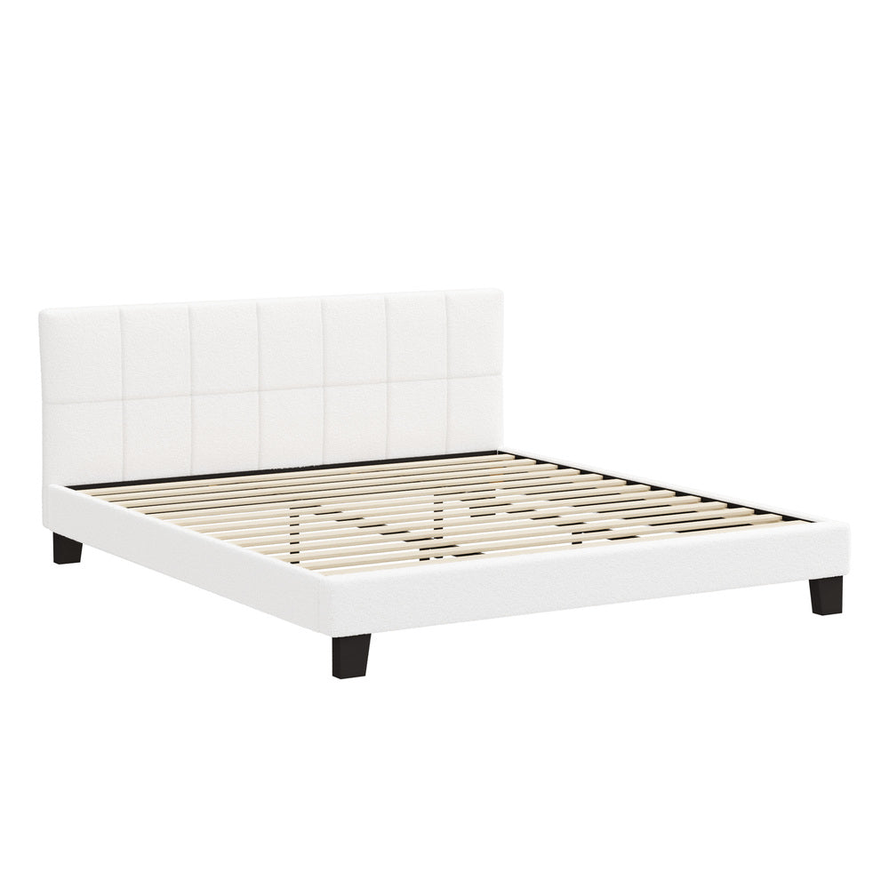 Aurelia Boucle Bed Frame - King