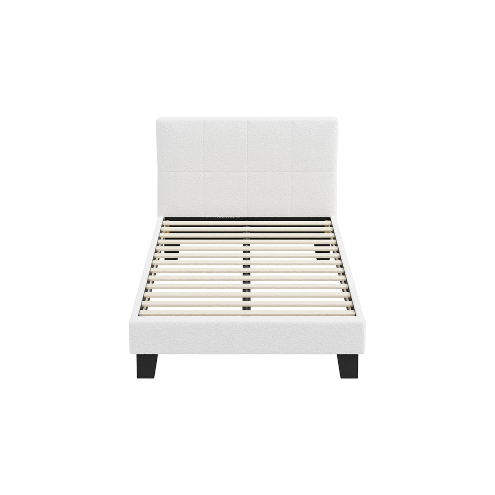 Aurelia Boucle Bed Frame - King Single