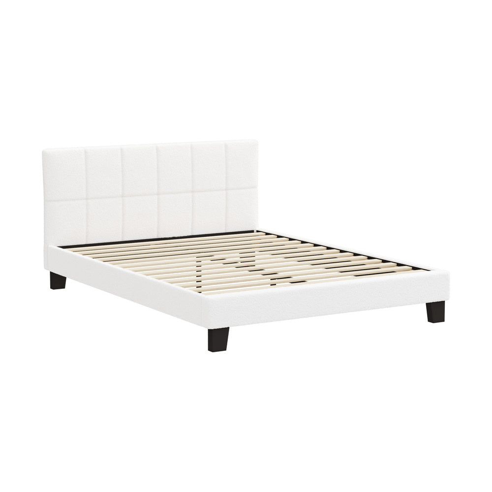 Aurelia Boucle Bed Frame - Queen