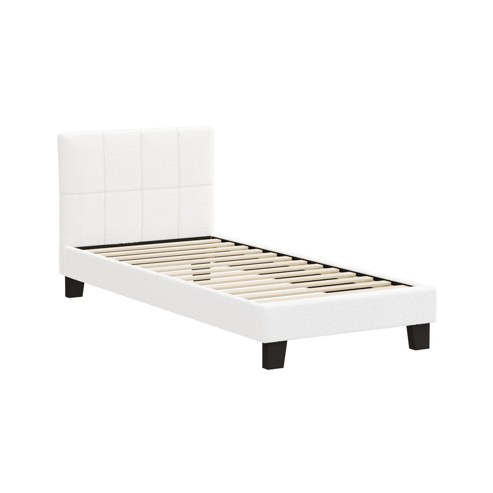Aurelia Boucle Bed Frame - Single