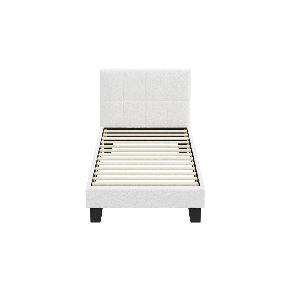 Aurelia Boucle Bed Frame - Single