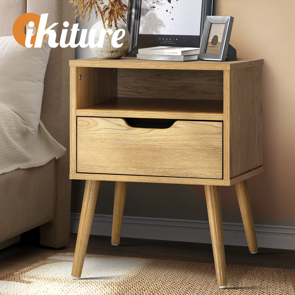 Aldan 1 Drawer Bedside Table