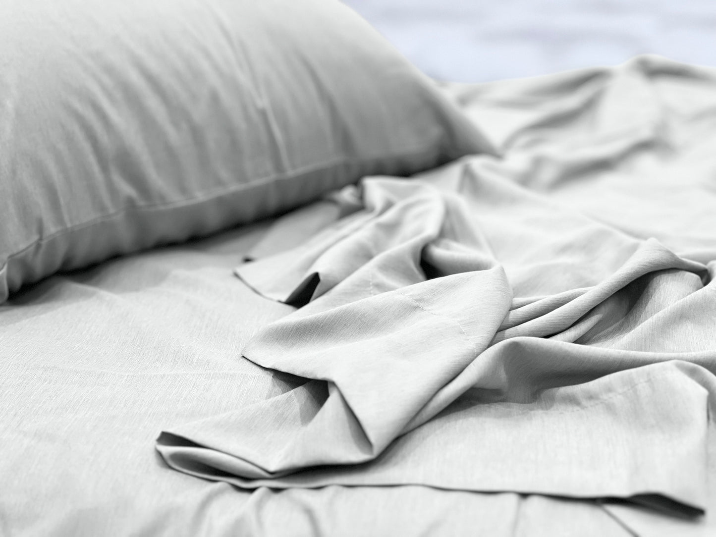 Modern Bamboo Blend Sheet Set- Pewter