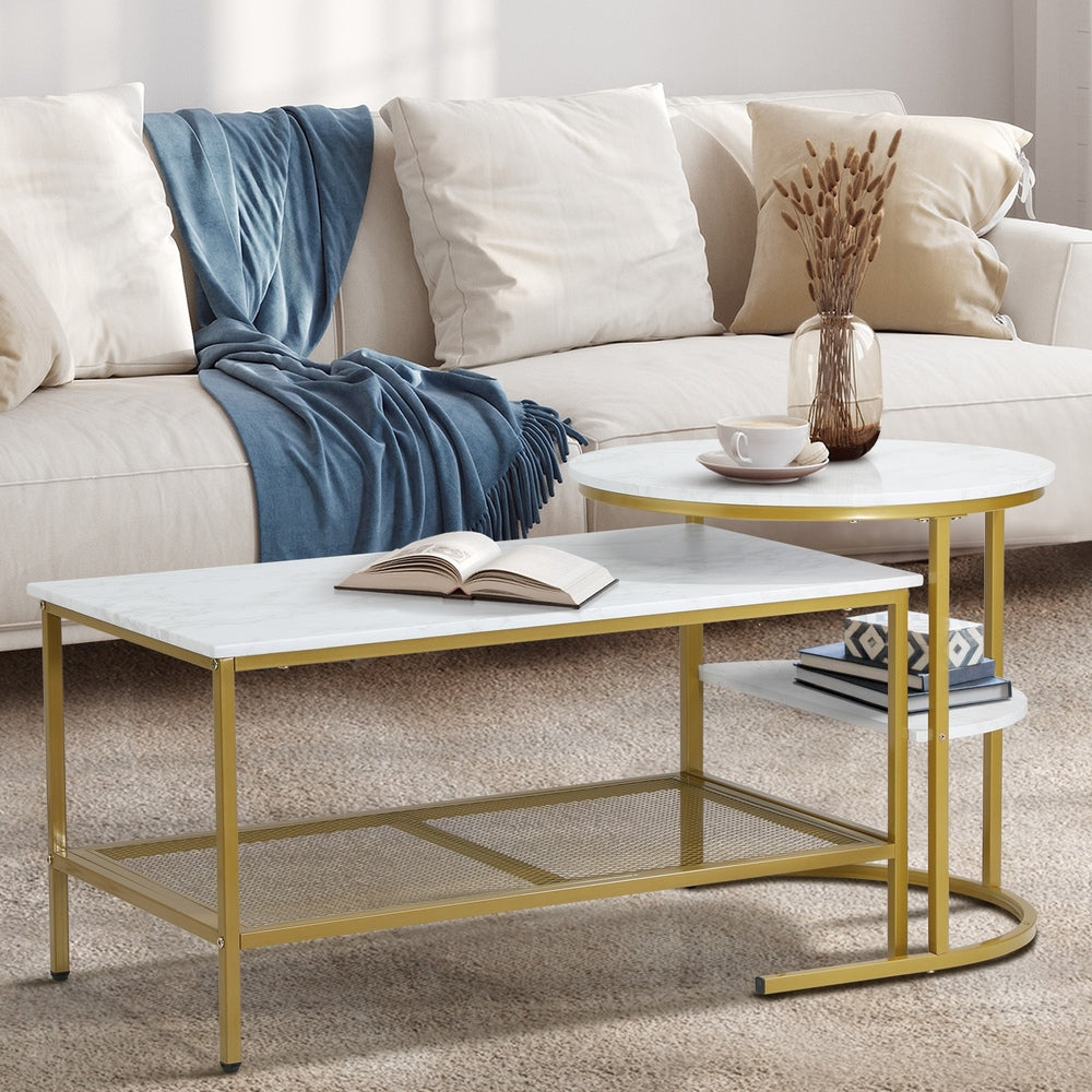 Aiden Nesting Coffee Table Set