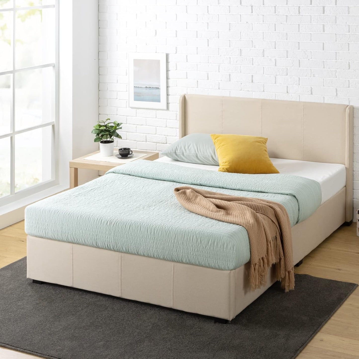 Essentials Gas Lift Queen Bed Frame