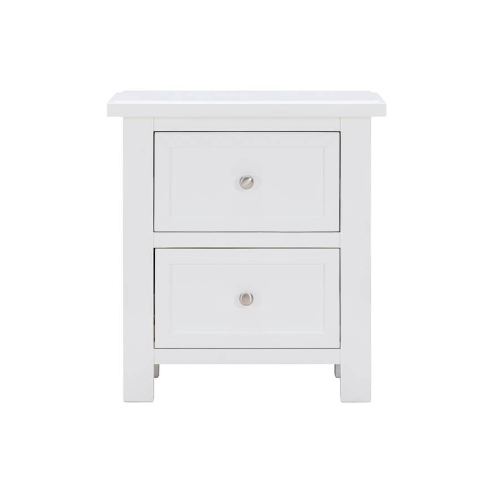 Hamptons 2 Drawer Bedside Table