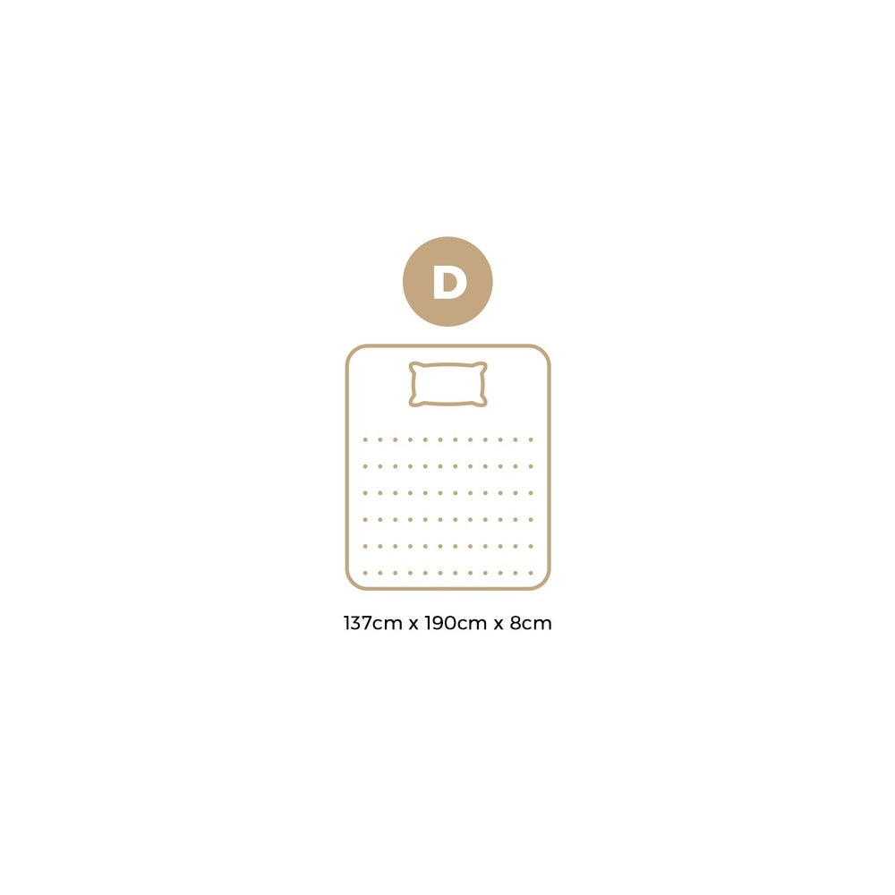 8cm Memory Foam Mattress Topper – Double