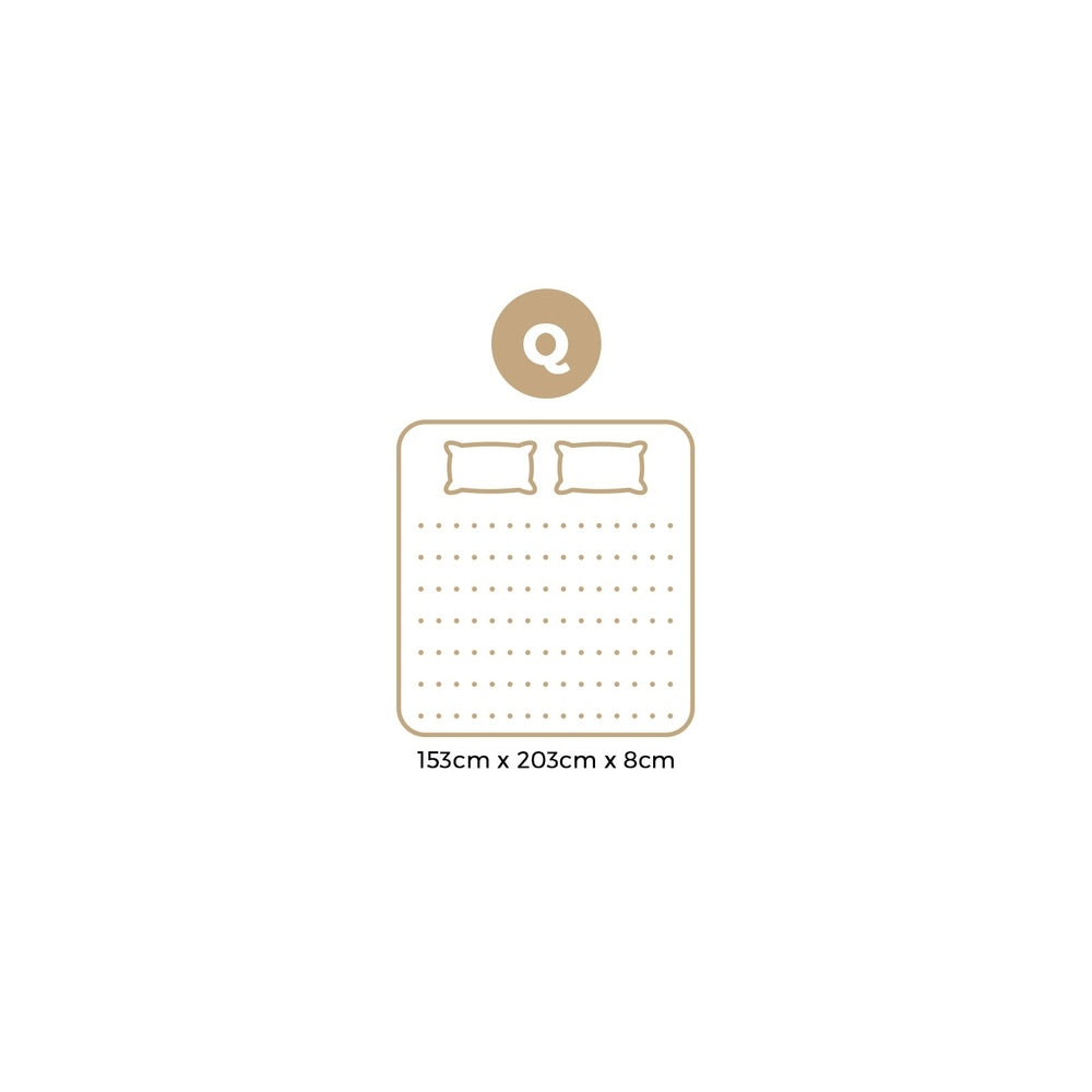 8cm Memory Foam Mattress Topper – Queen