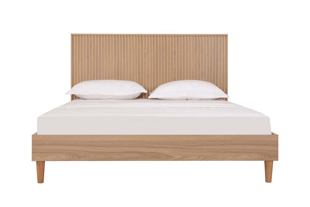 Alpine Bed Frame Natural Queen