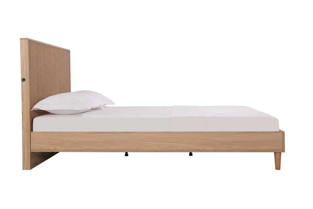 Alpine Bed Frame Natural Queen