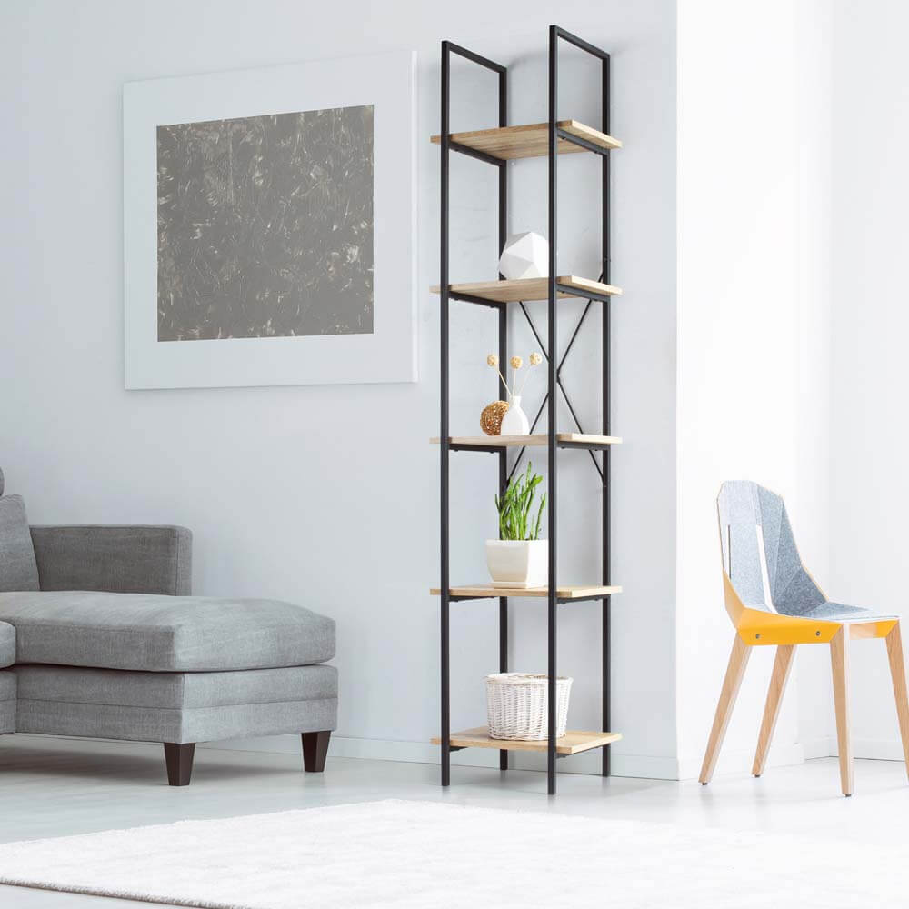 Alliya II 5 Tier Bookshelf
