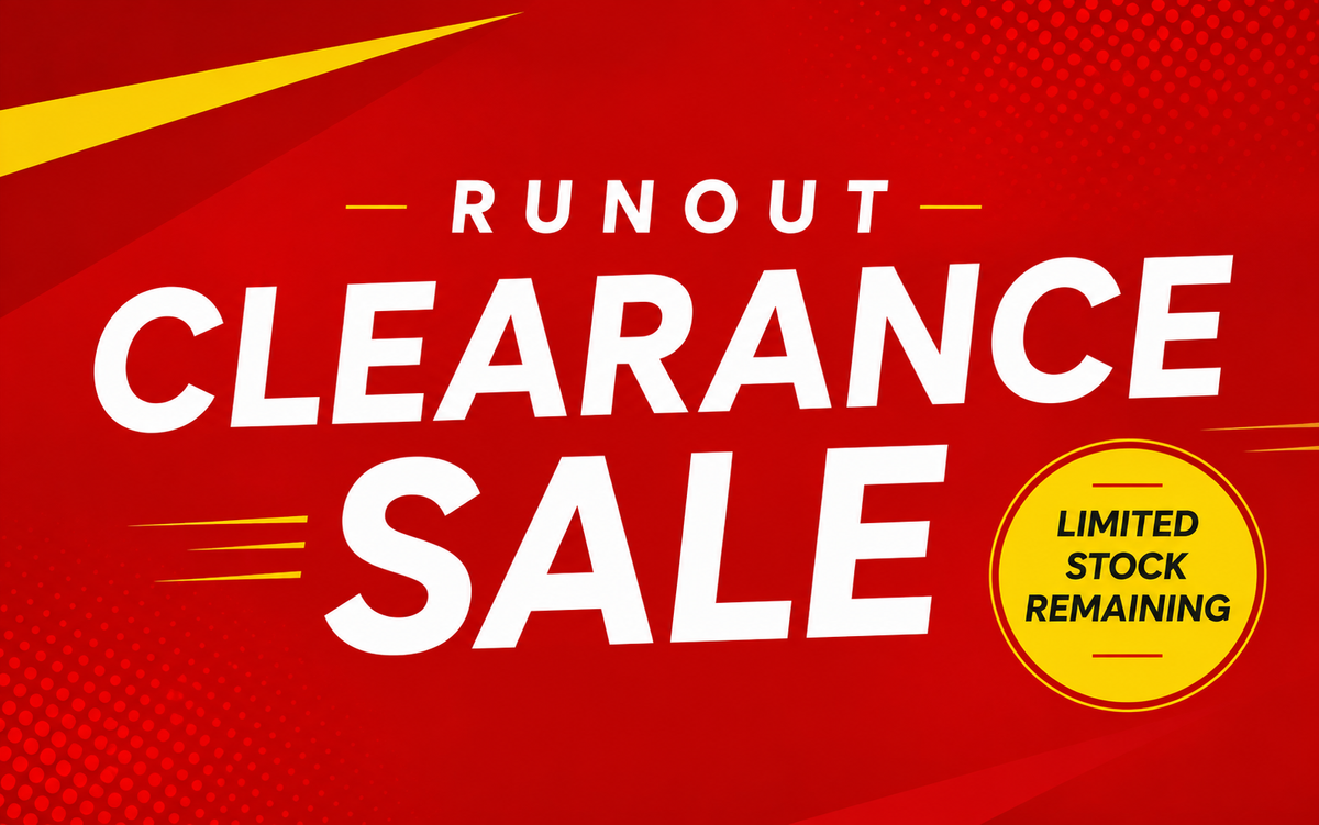 Runout Clearance Last Chance to Buy