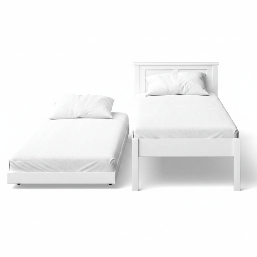 Taylor Trundle Frame for Single Bed White