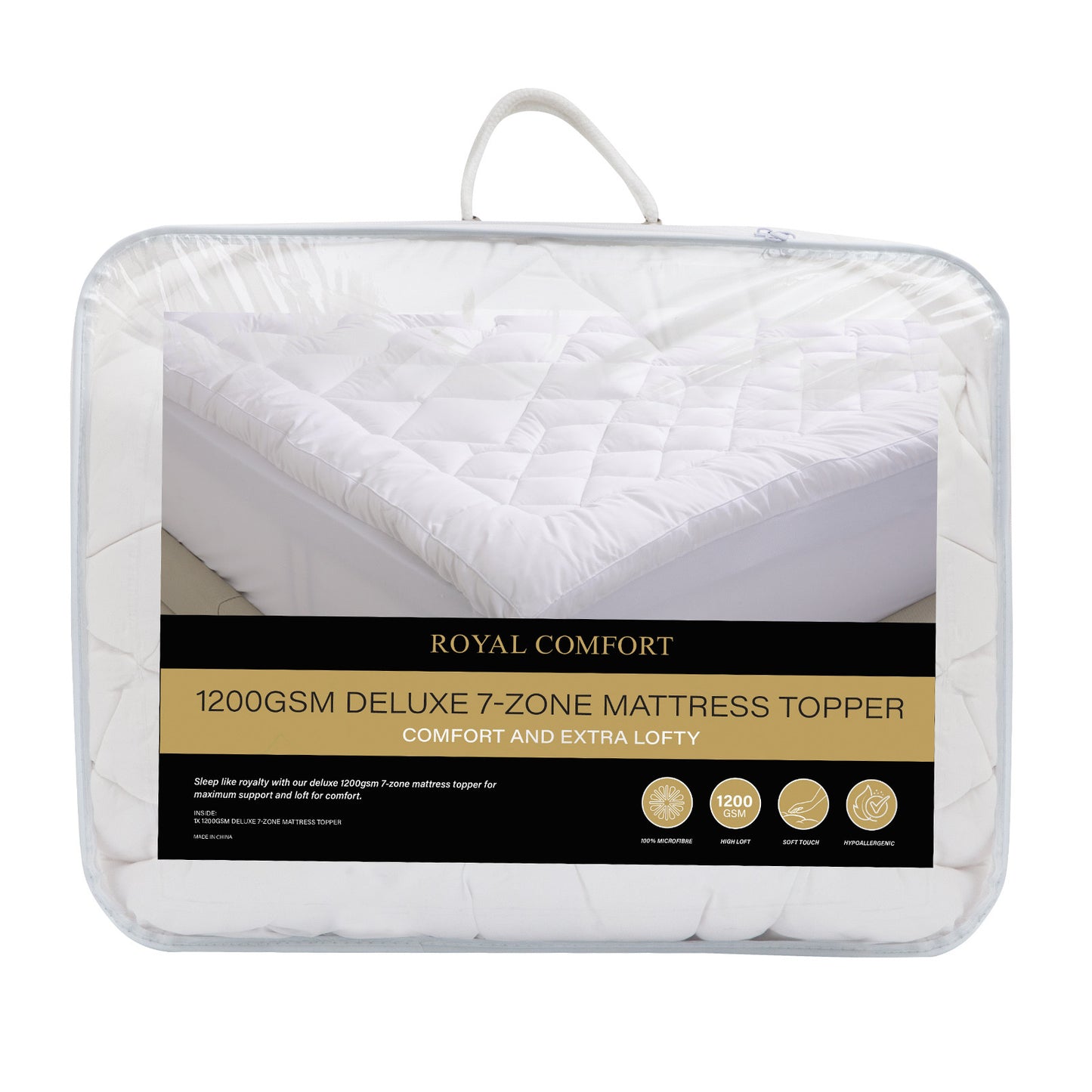 Deluxe 1200GSM Mattress Topper