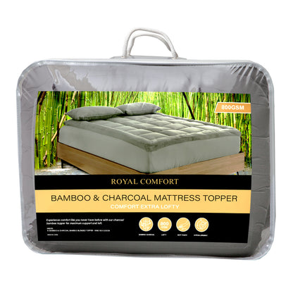 Bamboo & Charcoal Mattress Topper