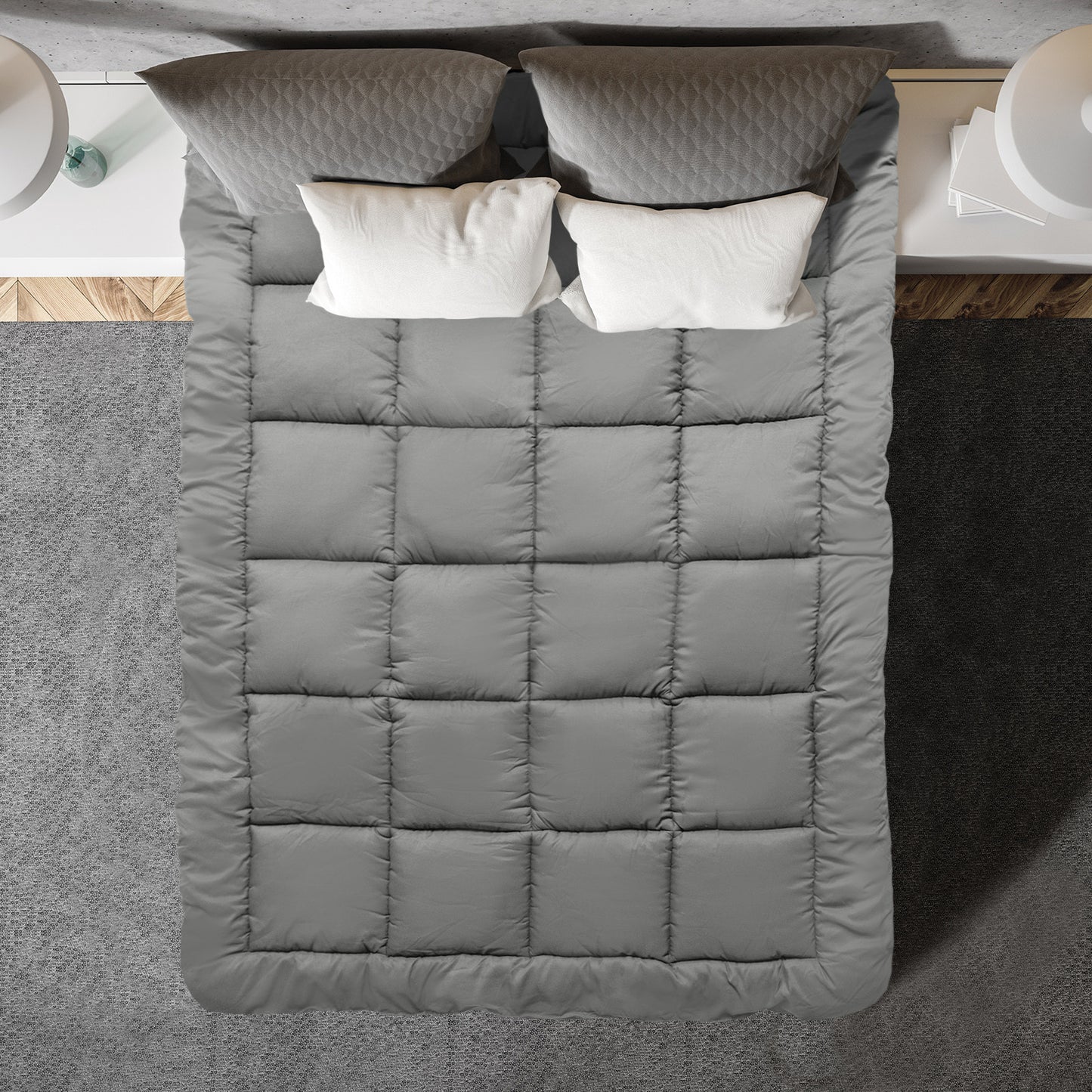 Bamboo & Charcoal Mattress Topper