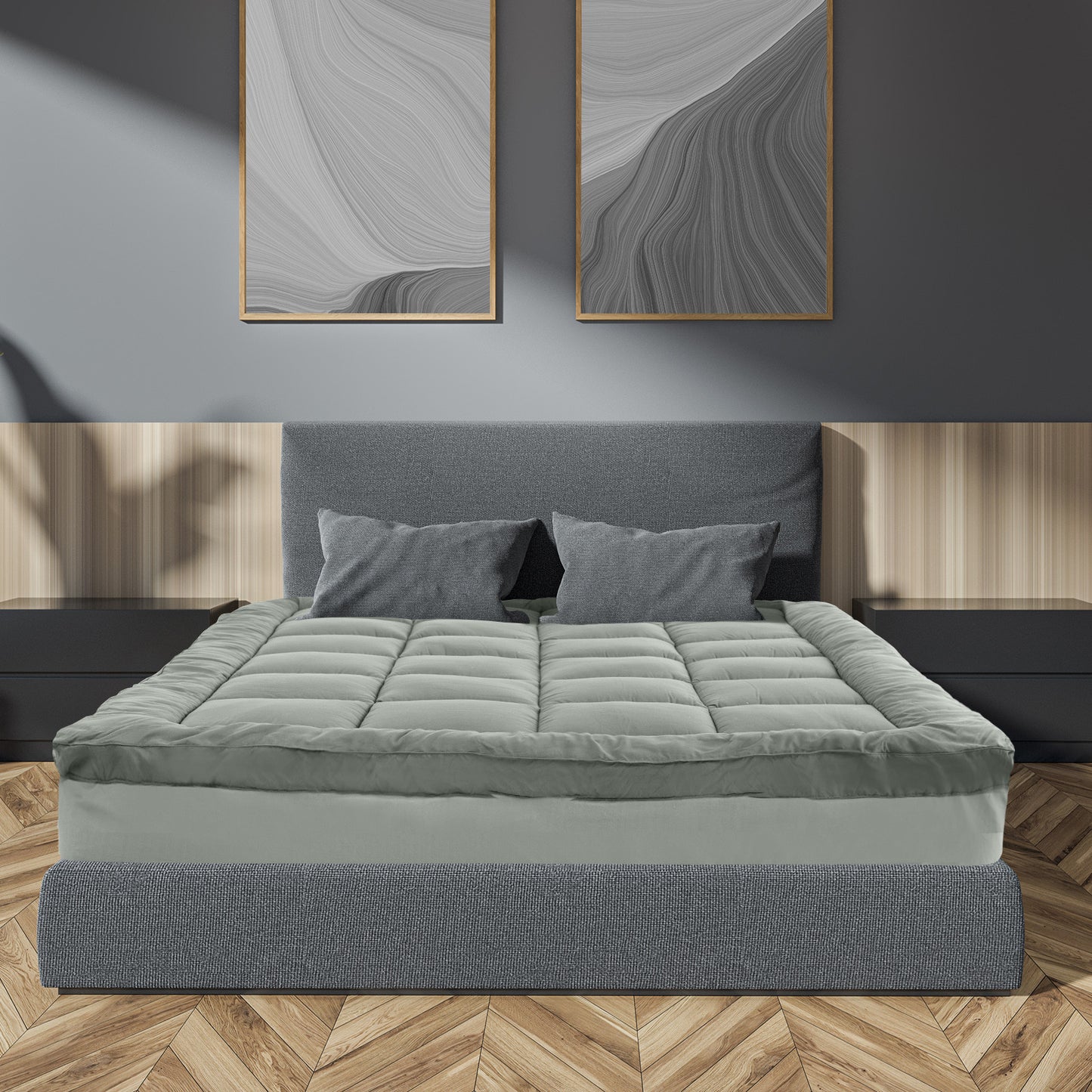 Bamboo & Charcoal Mattress Topper
