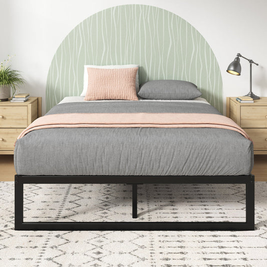 Abel Metal Bed Base Black
