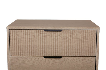 Rhodes Tallboy 5 Drawer Oak