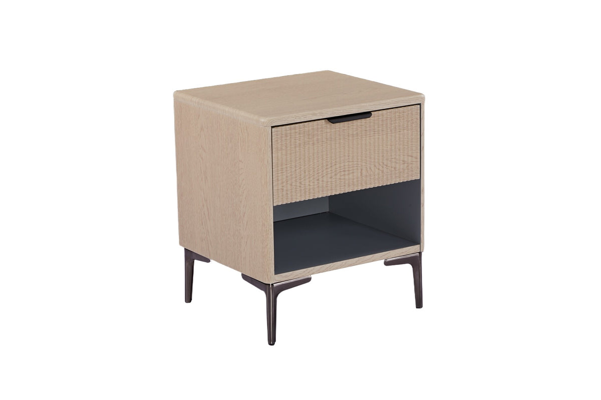 Rhodes Bedside 1 Drawer Oak