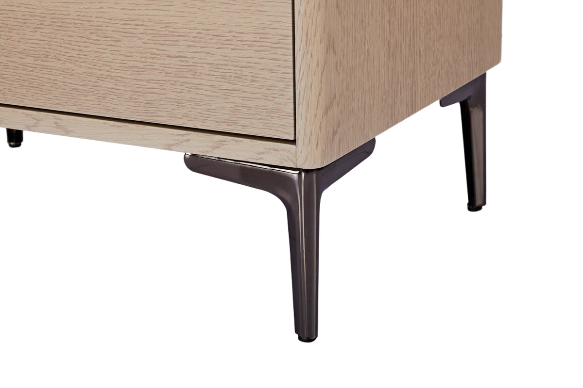Rhodes Tallboy 5 Drawer Oak