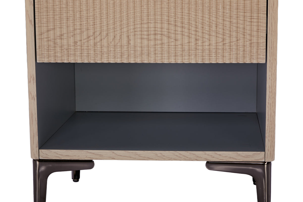 Rhodes Bedside 1 Drawer Oak