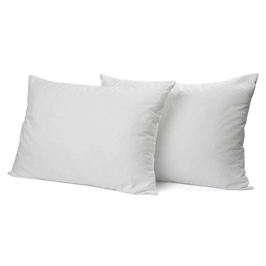 Royal Comfort Goose Pillow 1000GSM Twin Pack White