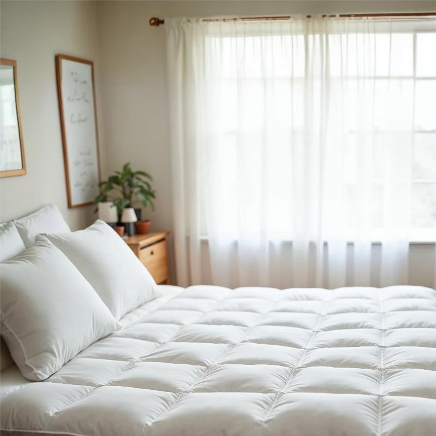 Goose Filled Mattress Topper (1800GSM)