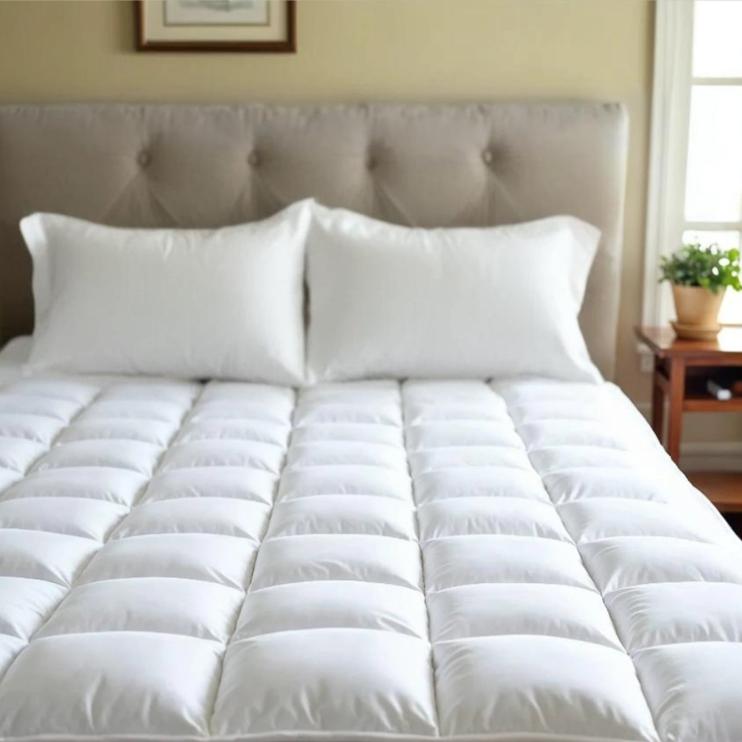 1800GSM Duck Feather & Down Mattress Topper
