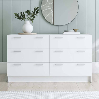 Tribecca 6 Drawer Chest - White