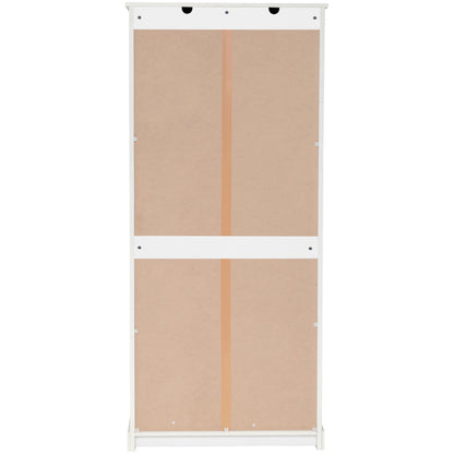 Hamptons 2 Door 5 Tier 80cm Cupboard