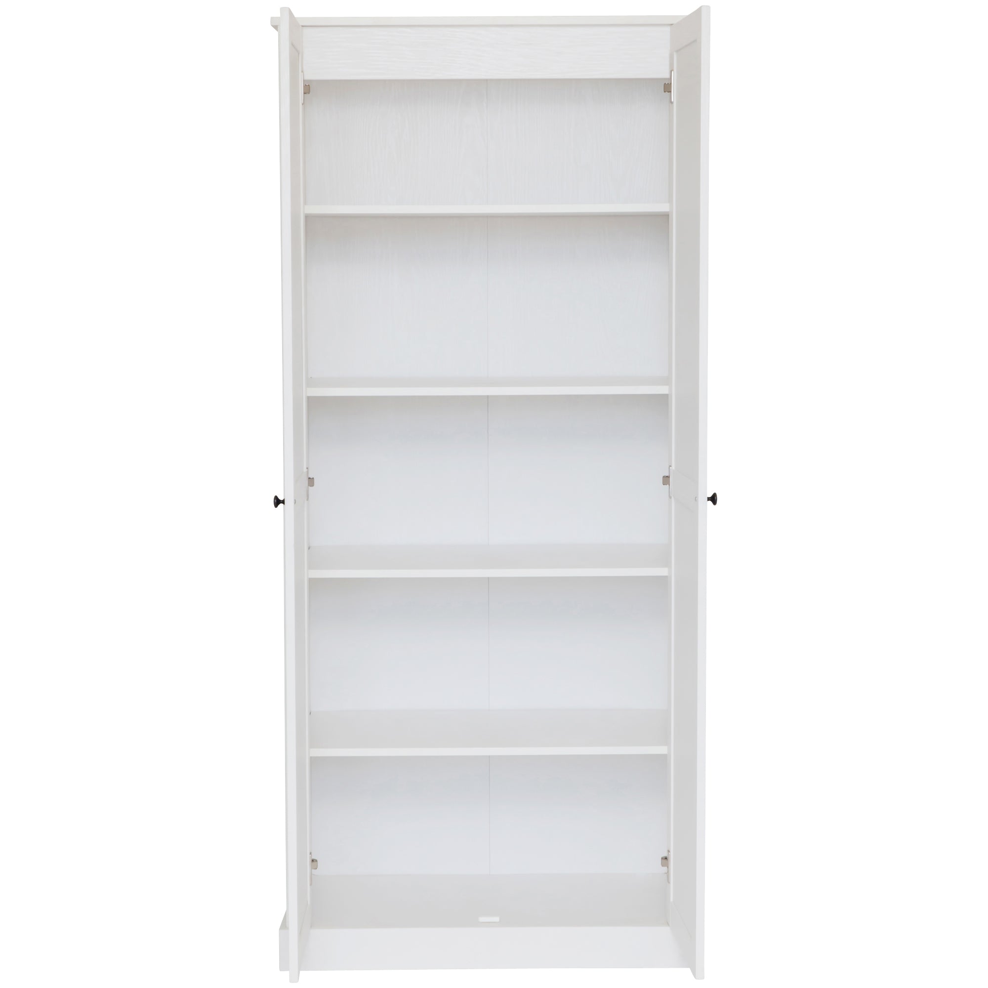 Hamptons 2 Door 5 Tier 80cm Cupboard