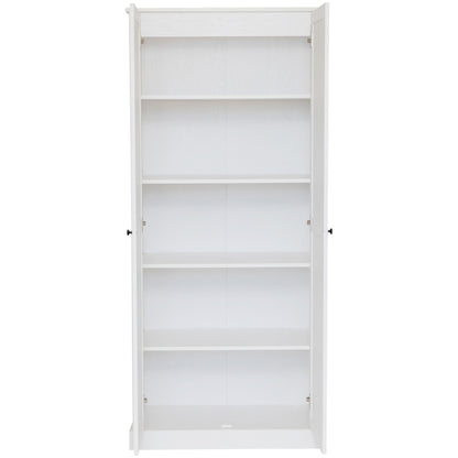 Hamptons 2 Door 5 Tier 80cm Cupboard