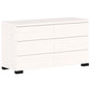 Elara 6 Drawer Dresser Chest White