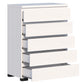 Elara 5 Drawer Chest White