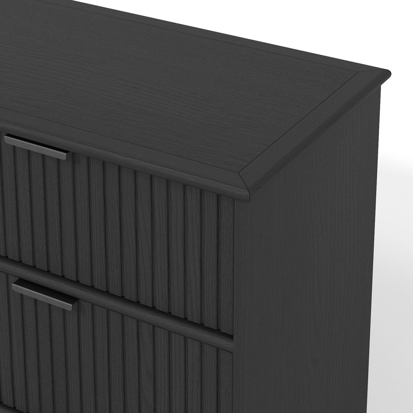 Sorrento 6 Drawer Chest - Black