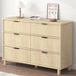 Sorrento 6 Drawer Chest - Oak