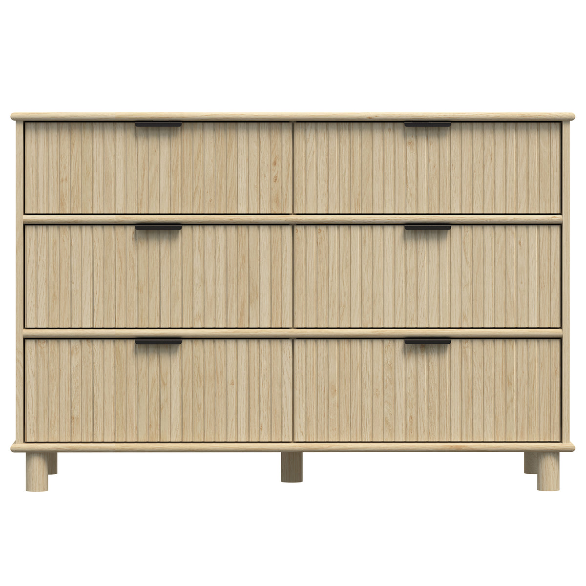 Sorrento 6 Drawer Chest - Oak