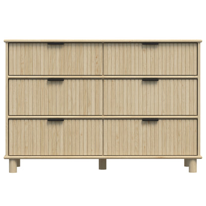 Sorrento 6 Drawer Chest - Oak