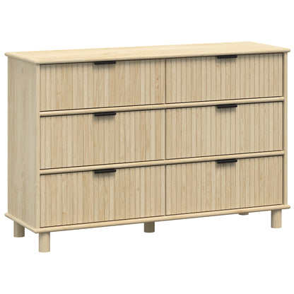 Sorrento 6 Drawer Chest - Oak
