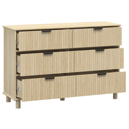 Sorrento 6 Drawer Chest - Oak