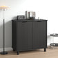 Sorrento 2 Door Sideboard Cupboard - Black