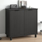 Sorrento 2 Door Sideboard Cupboard - Black