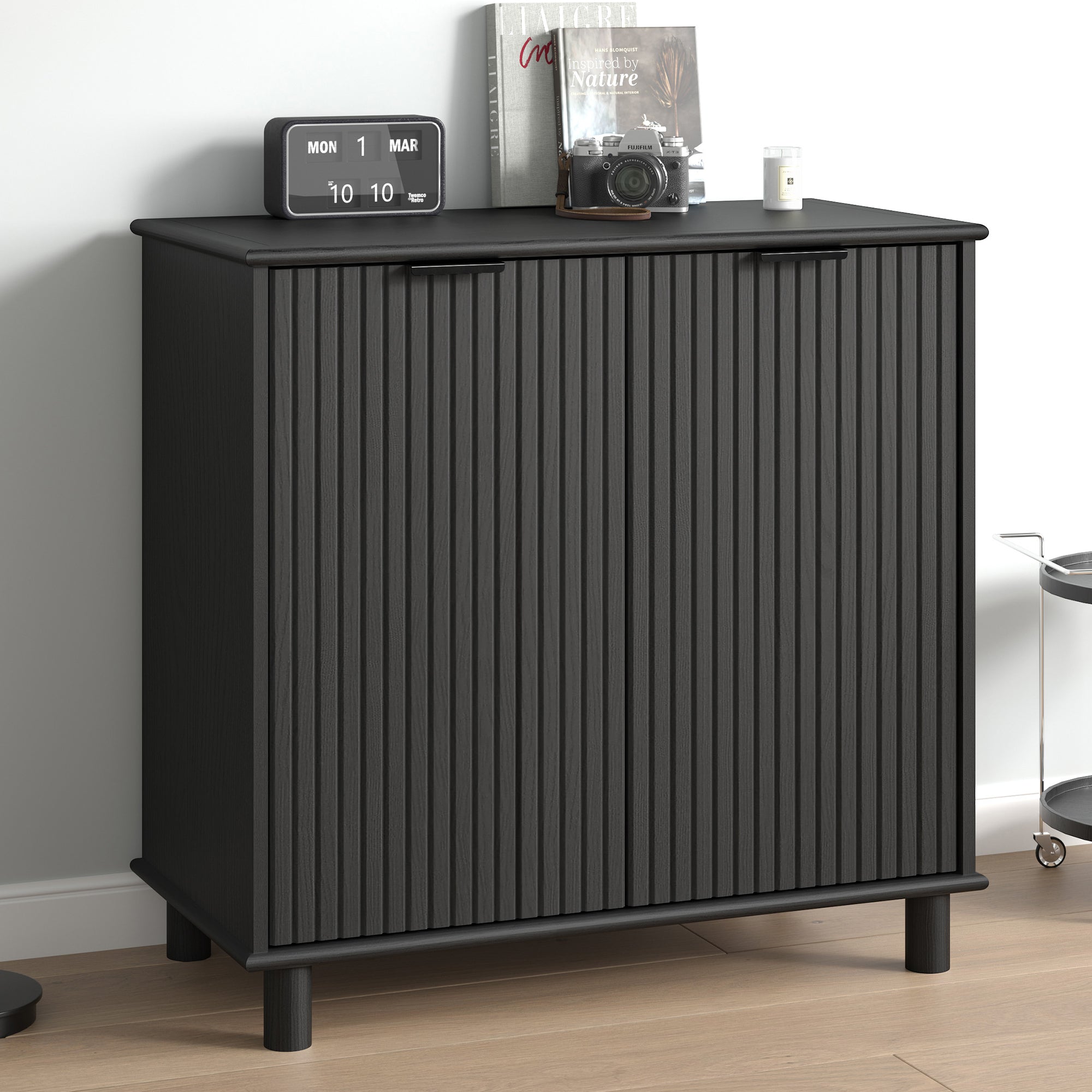 Sorrento 2 Door Sideboard - Black